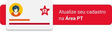 atualize seu cadastro na área PT